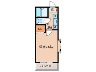 サンライズしみずの物件間取画像